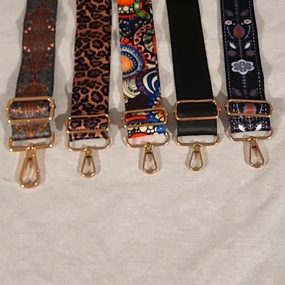 Guitar Straps Five Piece Bundle - Picture 2 of 7